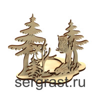 Подсвечник лес
