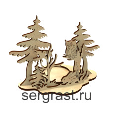 Подсвечник лес