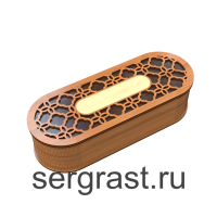 Шкатулка овальная "Восточная"