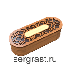 Шкатулка овальная "Восточная"